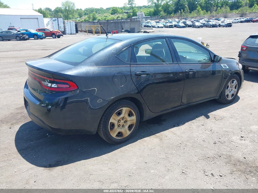 Vin: 1c3cdfaa4gd679984, lot: 45835618, dodge dart se 20164