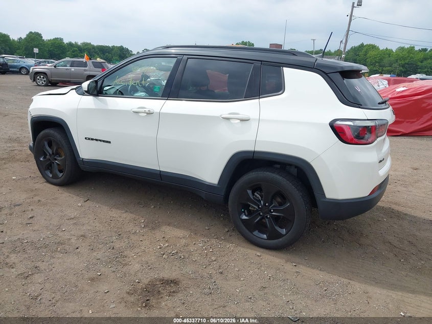 Vin: 3c4njdbb8lt129877, lot: 45835646, jeep compass altitude 4x4 20203