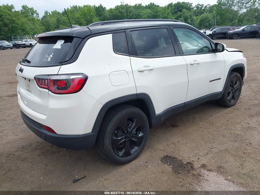 Vin: 3c4njdbb8lt129877, lot: 45835646, jeep compass altitude 4x4 20204