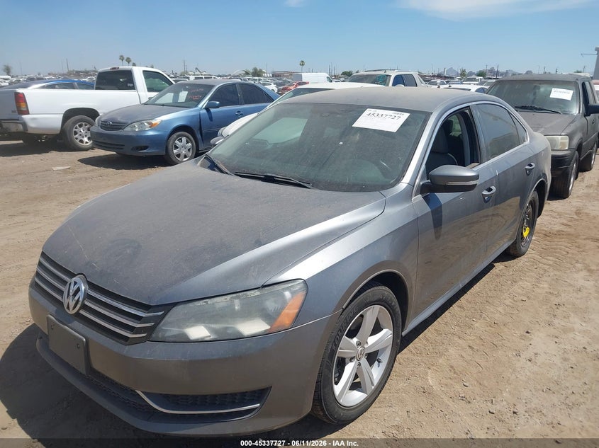 2013 Volkswagen Passat 2.5l Se 1VWBH7A30DC021242 photo 1