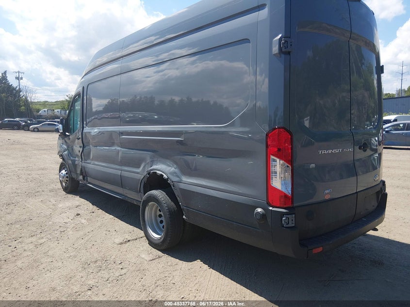 Vin: 1ftbf4u87rkb26338, lot: 45835694, ford transit-350 cargo van 20243