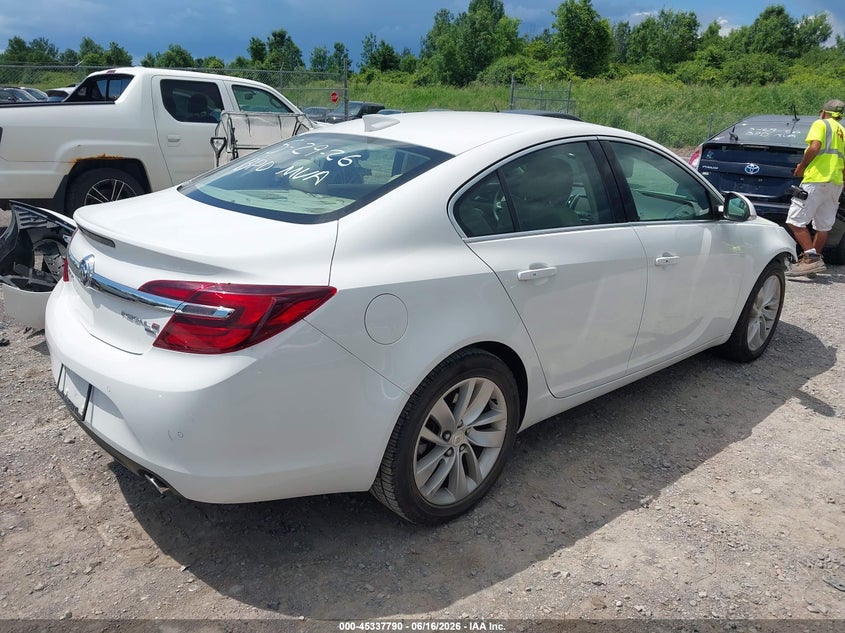 Vin: 2g4gt5gx6g9120211, lot: 45835726, buick regal turbo premium ii 20164