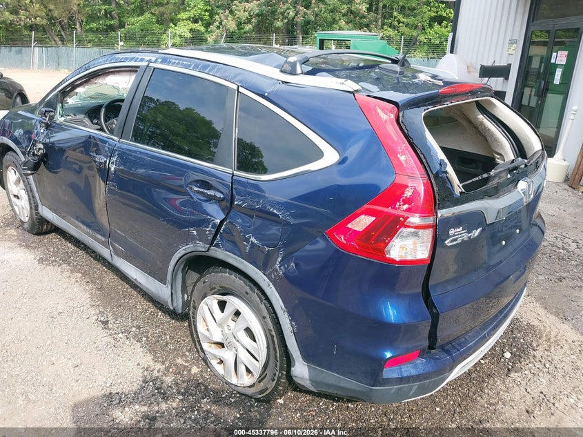 2015 HONDA CR-V SPORT UTILITY VEHICLE 2.4L I-4 DI, DOHC, VVT, 185HP