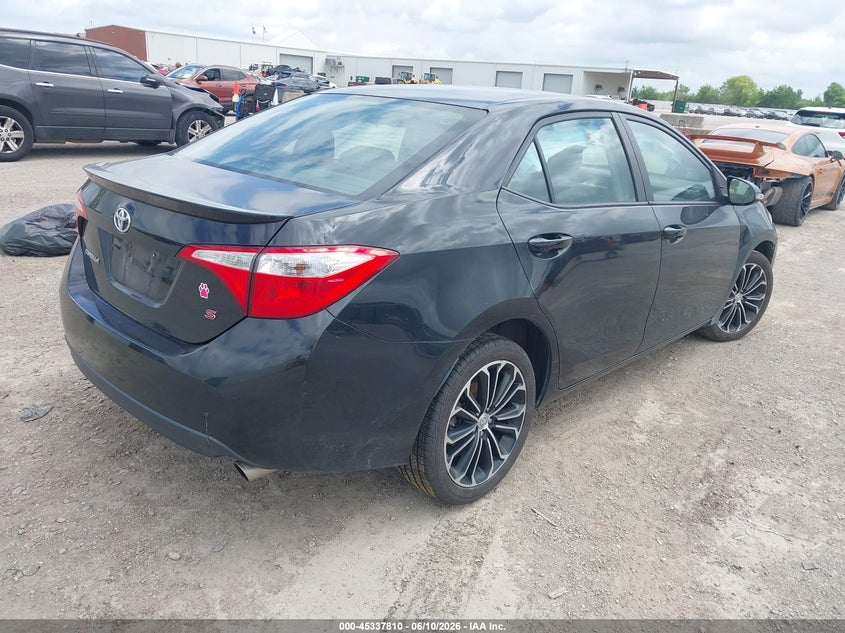 2015 TOYOTA COROLLA SEDAN 1.8L I-4 DOHC, VVT, 132HP