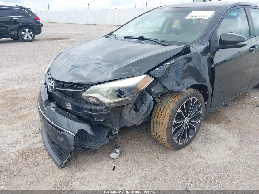 2015 TOYOTA COROLLA SEDAN 1.8L I-4 DOHC, VVT, 132HP