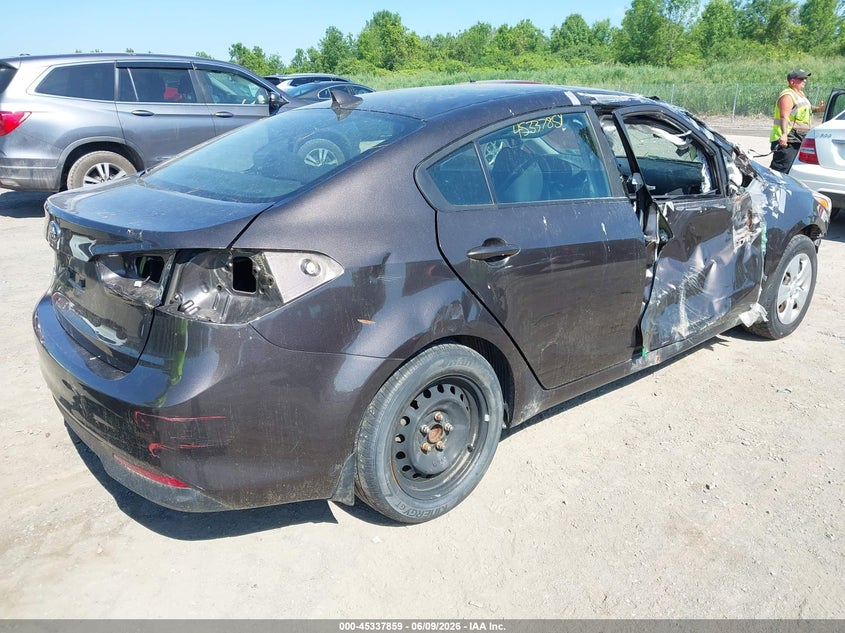 Vin: 3kpfl4a76he124409, lot: 45835795, kia forte lx 20174