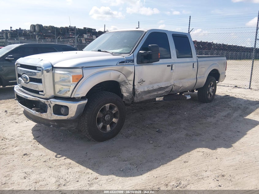 Vin: 1ft7w2bt5beb44620, lot: 45835836, ford f-250 lariat 20112