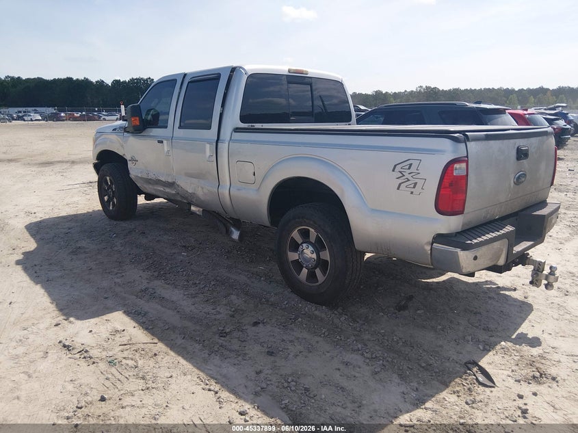 Vin: 1ft7w2bt5beb44620, lot: 45835836, ford f-250 lariat 20113