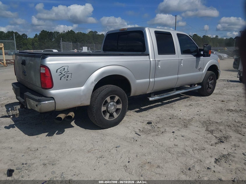 Vin: 1ft7w2bt5beb44620, lot: 45835836, ford f-250 lariat 20114