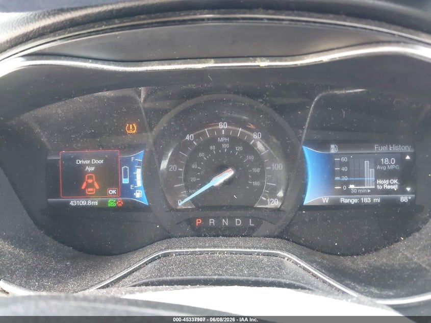2018 FORD FUSION SEDAN 2.0L I-4 DOHC, VVT, 141HP