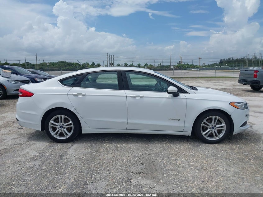2018 FORD FUSION SEDAN 2.0L I-4 DOHC, VVT, 141HP
