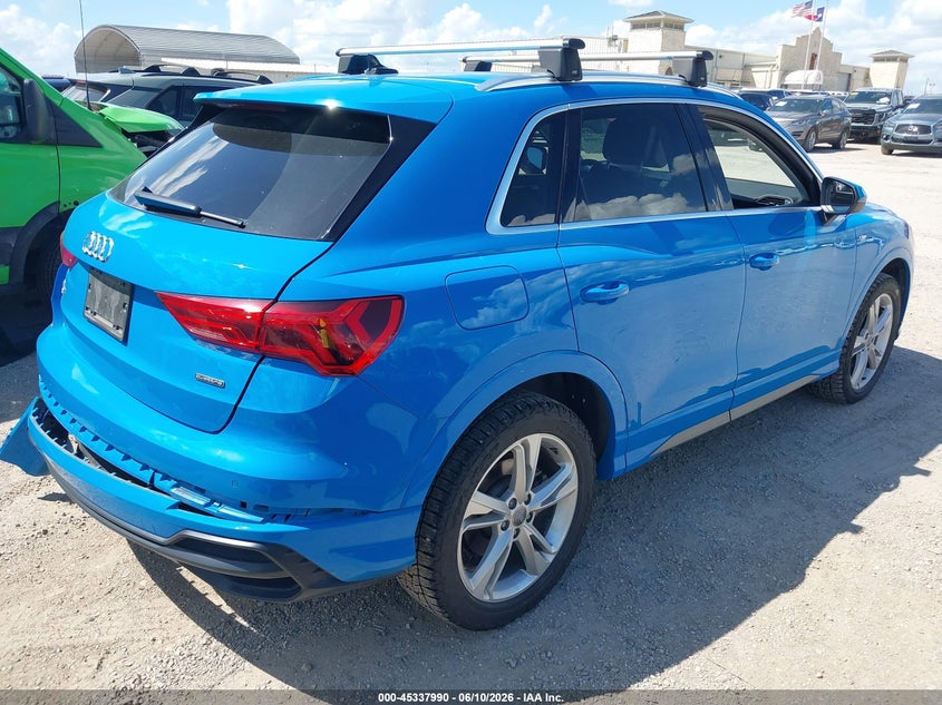 Vin: wa1fecf37k1083061, lot: 45835926, audi q3 2.0t s line premium 20194