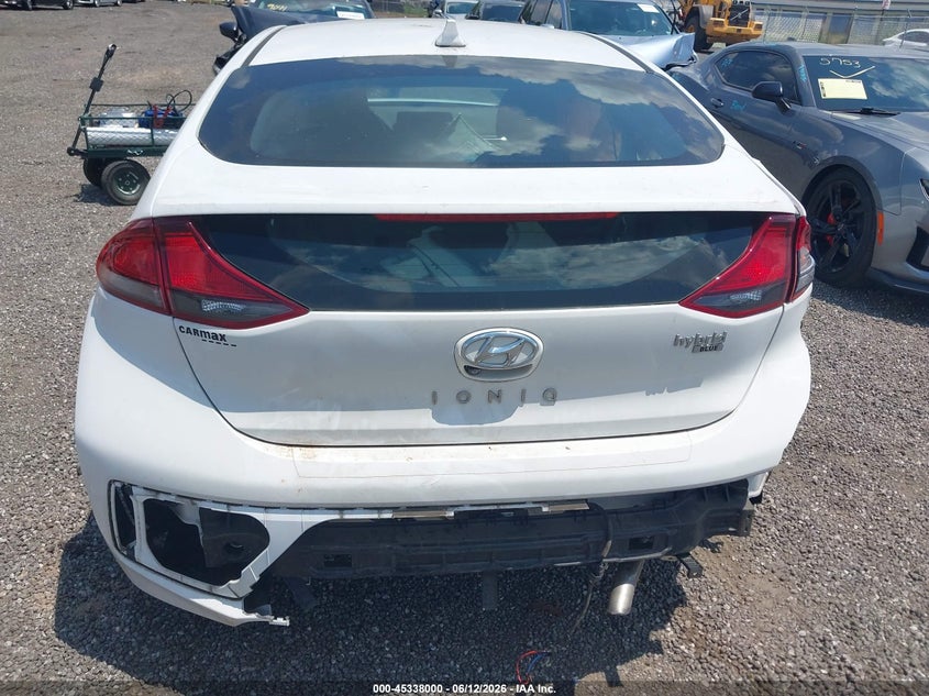 2021 Hyundai Ioniq Hybrid Blue VIN: KMHC65LC5MU255011 Lot: 45338000