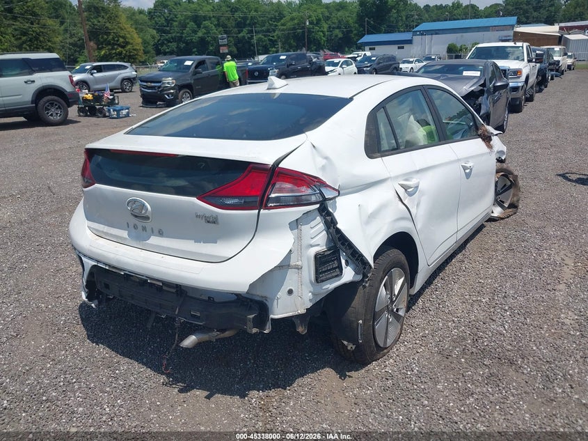 2021 HYUNDAI IONIQ HYBRID auction photo 4