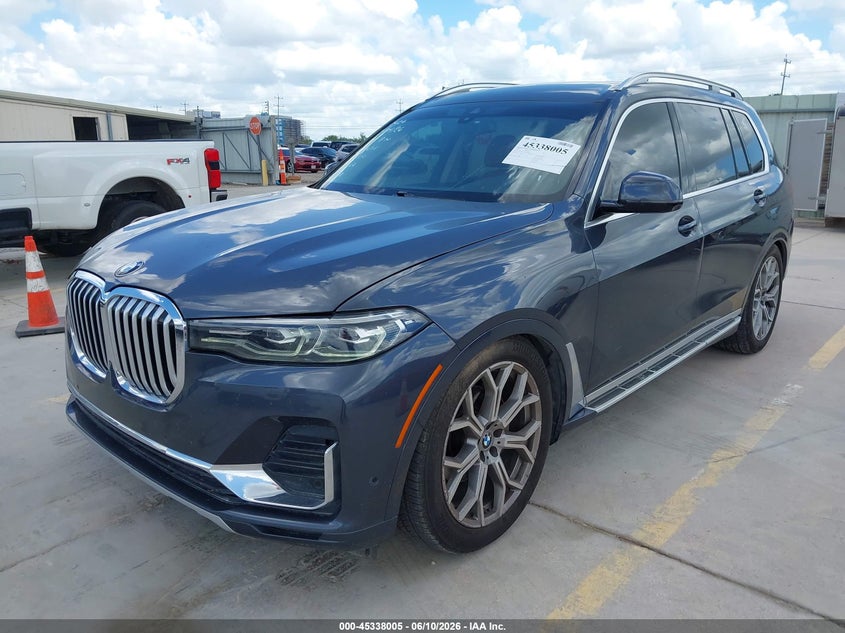 Vin: 5uxcw2c57klb43867, lot: 45835941, bmw x7 xdrive40i 20192