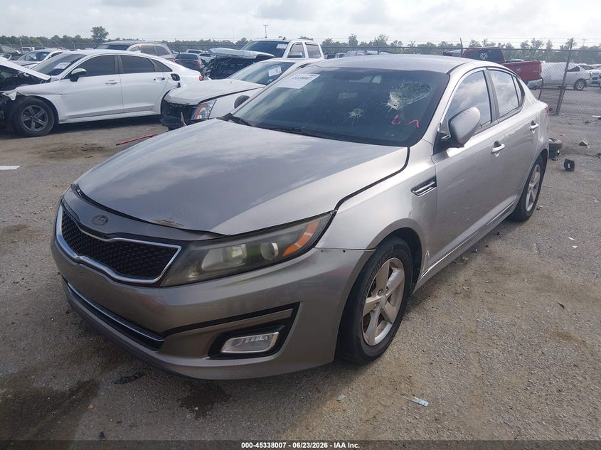 Vin: 5xxgm4a7xeg331339, lot: 45835943, kia optima lx 20142