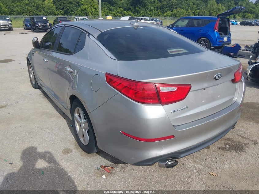 Vin: 5xxgm4a7xeg331339, lot: 45835943, kia optima lx 20143