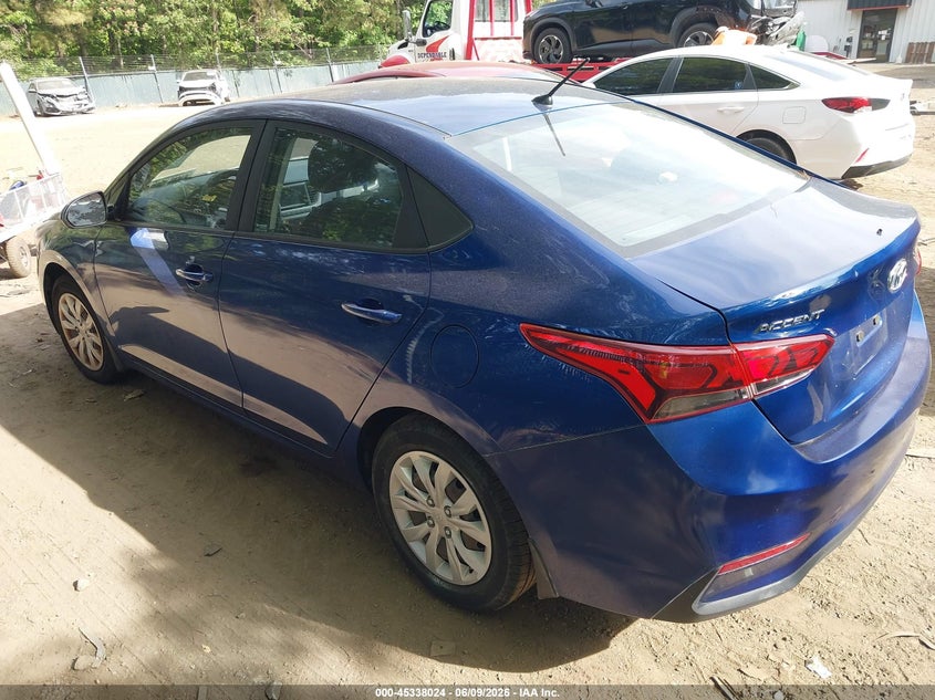 Vin: 3kpc24a32ke058614, lot: 45835960, hyundai accent se 20193