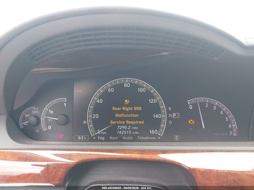 2010 MERCEDES-BENZ S 550 auction photo 7