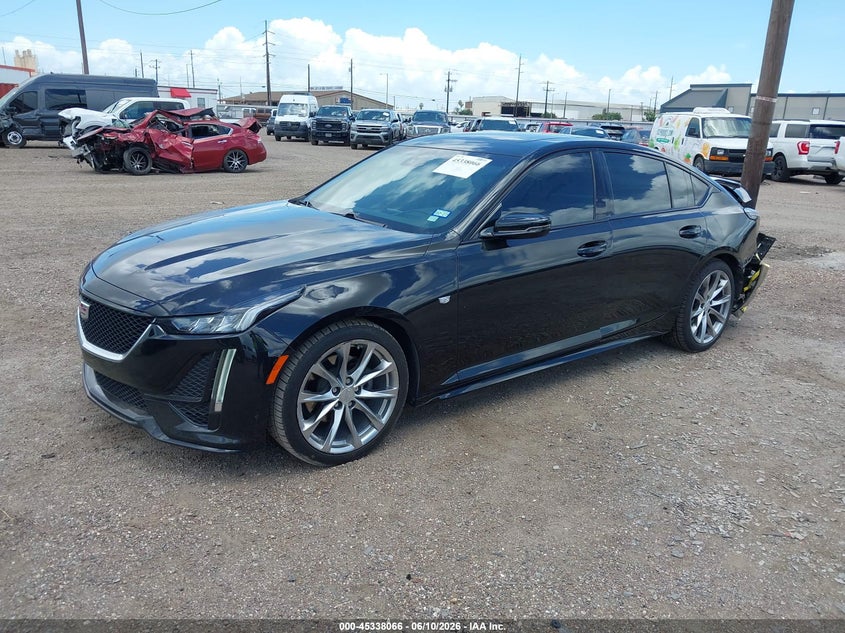 Vin: 1g6dp5rk4m0147526, lot: 45836002, cadillac ct5 sport 20212