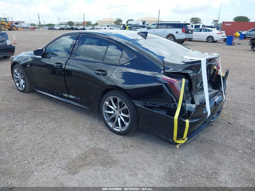 Vin: 1g6dp5rk4m0147526, lot: 45836002, cadillac ct5 sport 20213