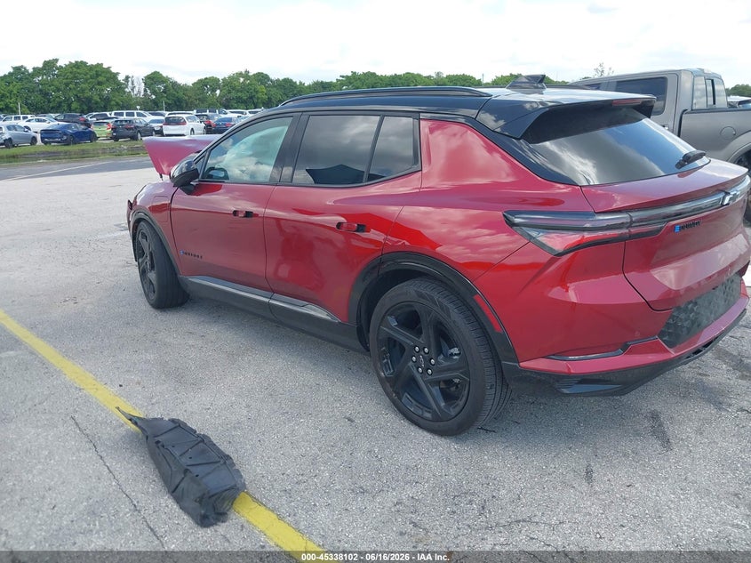 Vin: 3gn7dsrp6ts123398, lot: 45836038, chevrolet equinox ev rs, fwd 20263