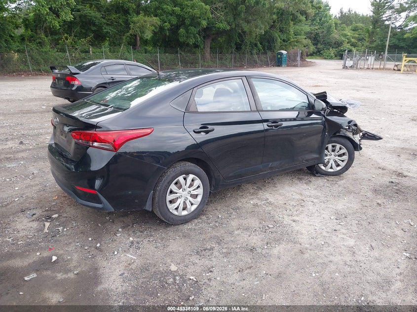 Vin: 3kpc24a34ke055357, lot: 45836045, hyundai accent se 20194