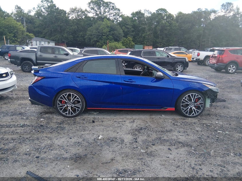 2022 Hyundai Elantra N VIN: KMHLW4AK4NU006169 Lot: 45338147