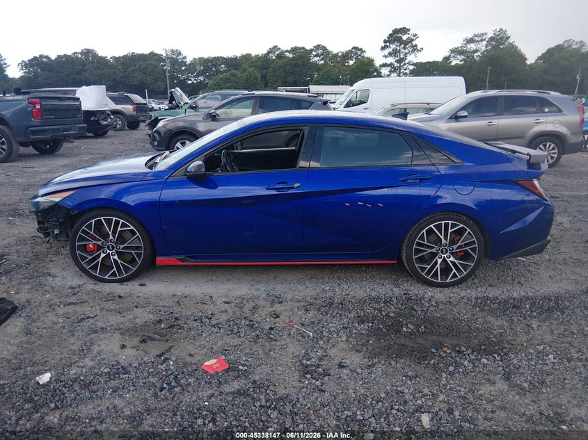 2022 Hyundai Elantra N VIN: KMHLW4AK4NU006169 Lot: 45338147