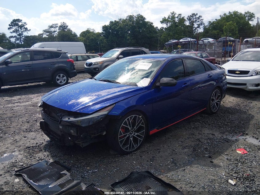 2022 Hyundai Elantra N VIN: KMHLW4AK4NU006169 Lot: 45338147