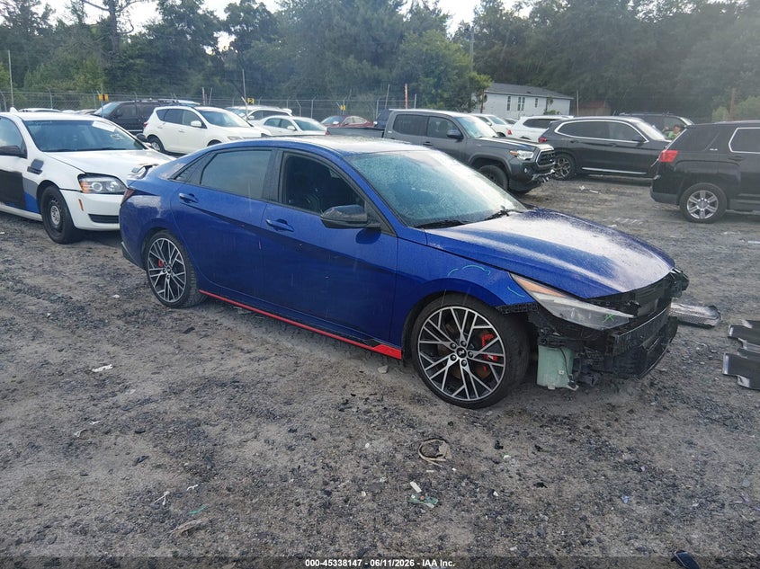 Vin: kmhlw4ak4nu006169, lot: 45836083, hyundai elantra n 2022 img_1