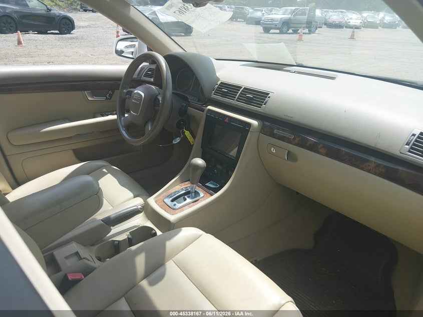 2007 AUDI A4 auction photo 5
