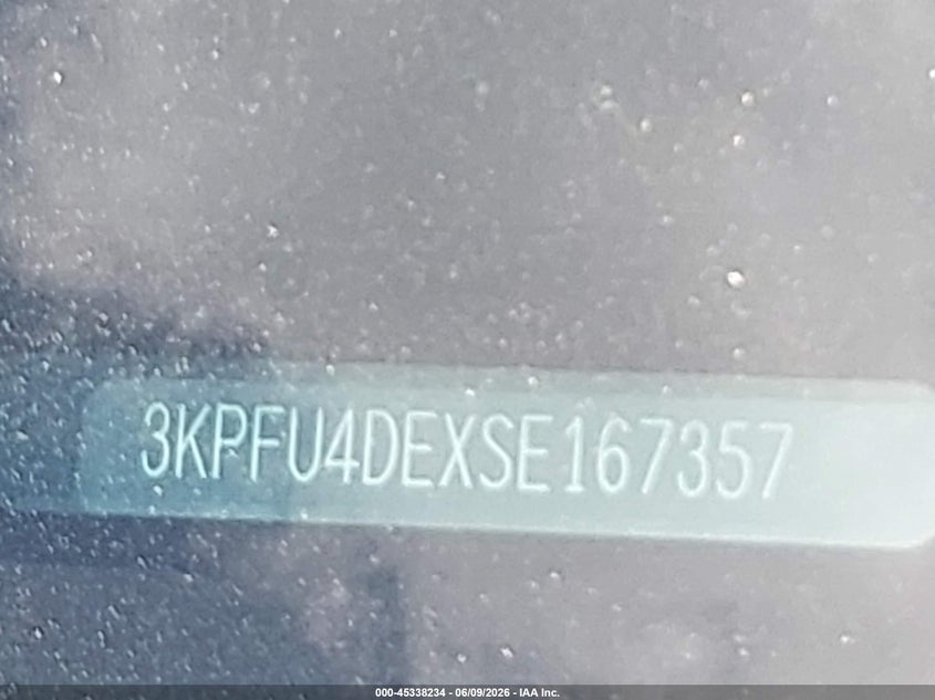 VIN 3KPFU4DEXSE167357 2025 KIA K4 EX