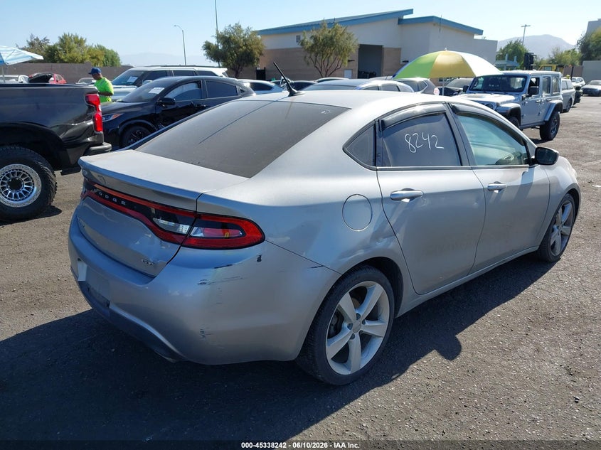 Vin: 1c3cdfeb7fd193591, lot: 45836178, dodge dart gt 20154