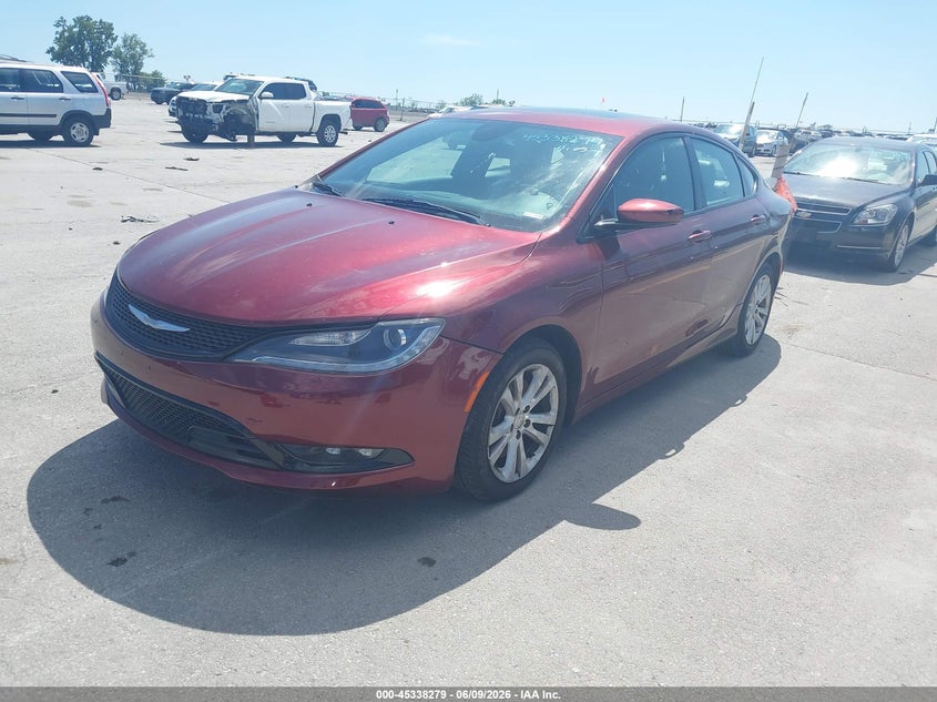 2015 CHRYSLER 200 SEDAN 3.6L V-6 DOHC, VVT, 295HP