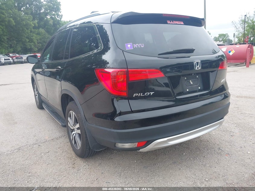 Vin: 5fnyf6h81gb104667, lot: 45836219, honda pilot ex-l 20163