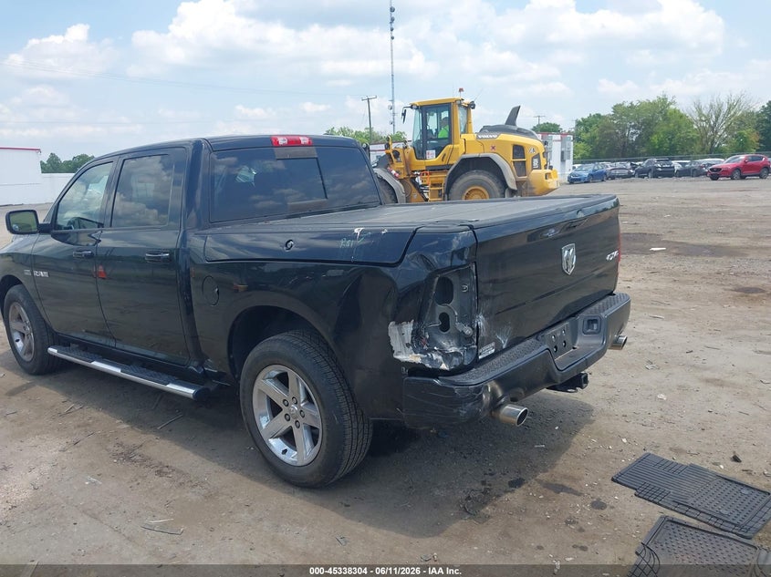 Vin: 1d7rv1ct9as211729, lot: 45836240, dodge ram 1500 slt/sport/trx 20103