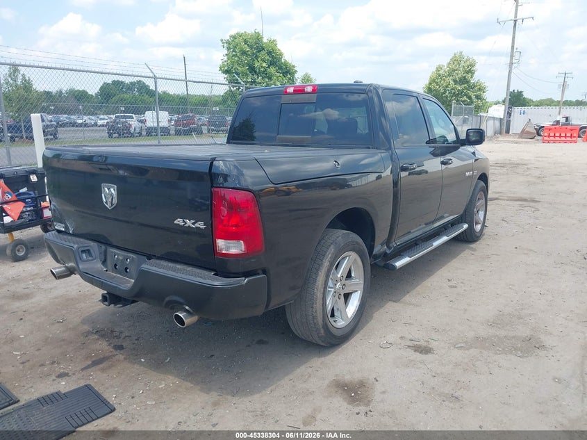 Vin: 1d7rv1ct9as211729, lot: 45836240, dodge ram 1500 slt/sport/trx 20104
