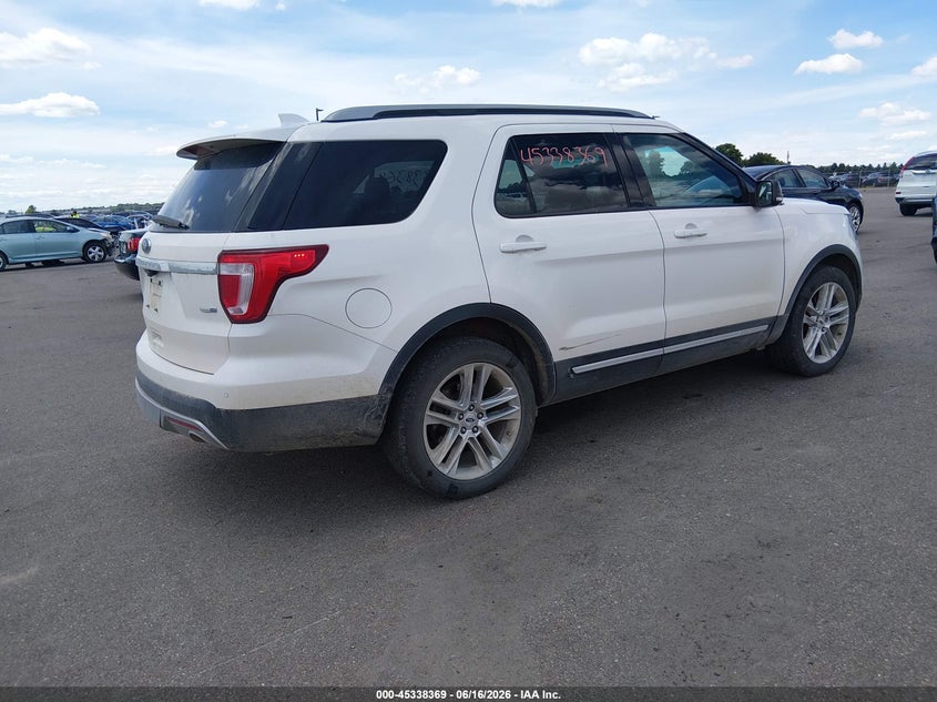 Vin: 1fm5k8d8xggc40877, lot: 45836305, ford explorer xlt 20164