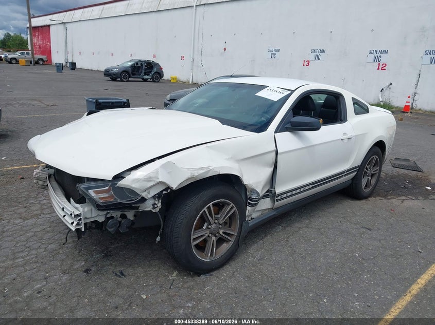 FORD MUSTANG 2012 VIN 1ZVBP8AM7C5236993