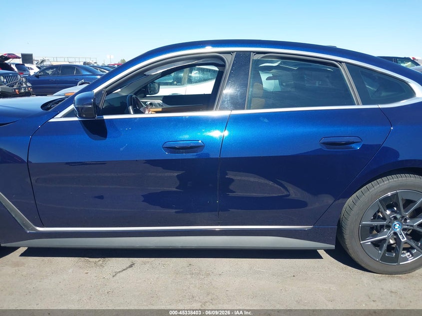 2023 BMW I4 Edrive35 VIN: WBY43AW03PFR37923 Lot: 45338403