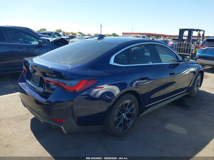 Vin: wby43aw03pfr37923, lot: 45836339, bmw i4 edrive35 20234