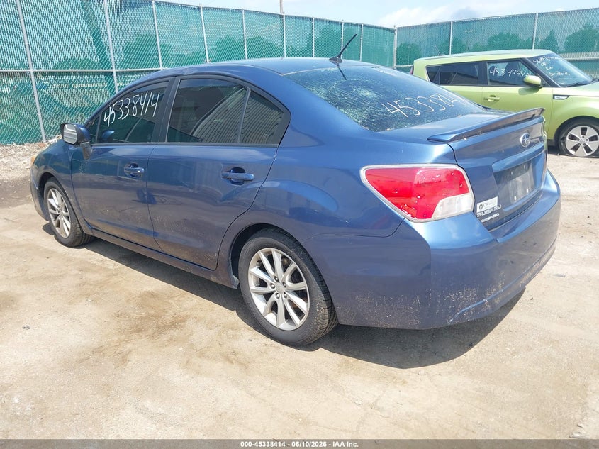 Vin: jf1gjab62ch014285, lot: 45836350, subaru impreza 2.0i premium 20123