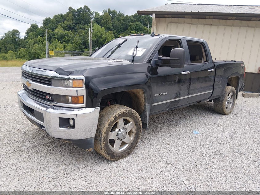 Vin: 1gc1kwe81ff122016, lot: 45836380, chevrolet silverado 2500hd ltz 20152