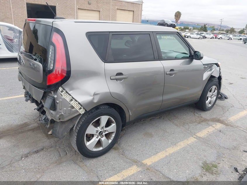 Vin: kndjn2a23h7411400, lot: 45836390, kia soul 20174