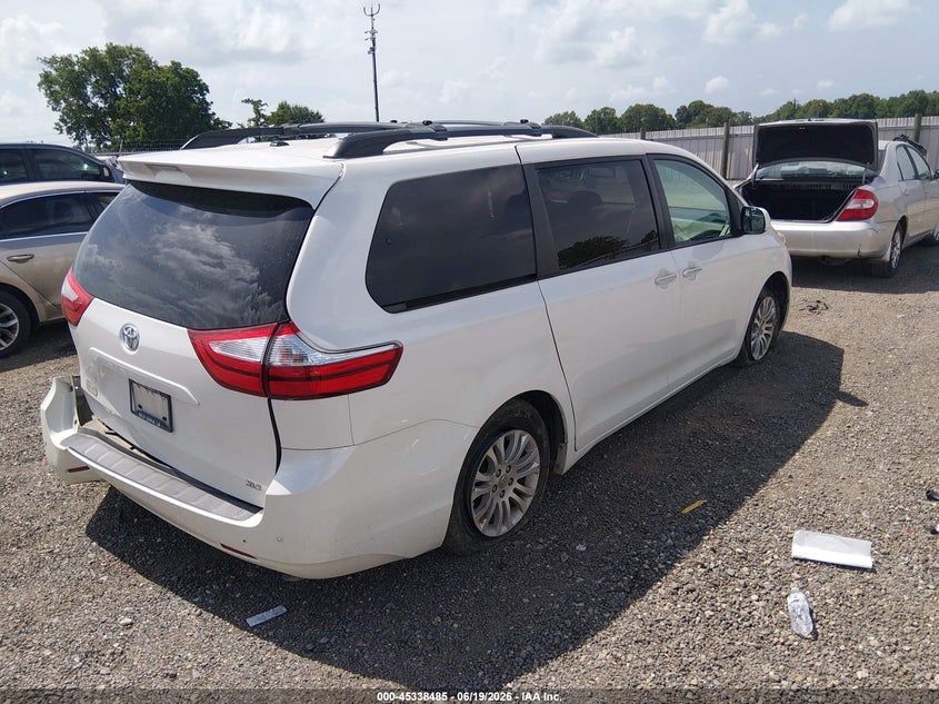 2017 TOYOTA SIENNA VAN 3.5L V-6 DI, DOHC, VVT, 296HP