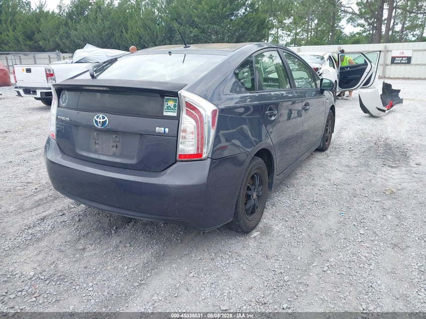 Vin: jtdkn3du0d1673878, lot: 45836467, toyota prius two 20134