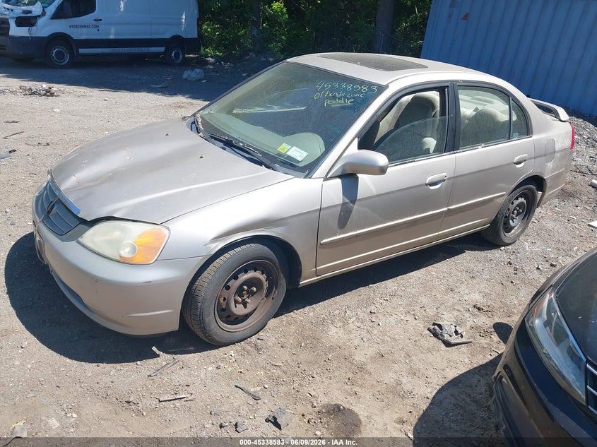 2001 Honda Civic Ex 2HGES26741H529207 photo 1