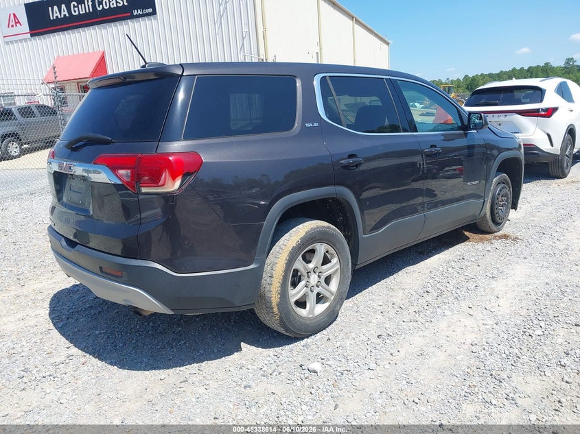 Vin: 1gkknkla8kz103423, lot: 45836550, gmc acadia sle-1 20194