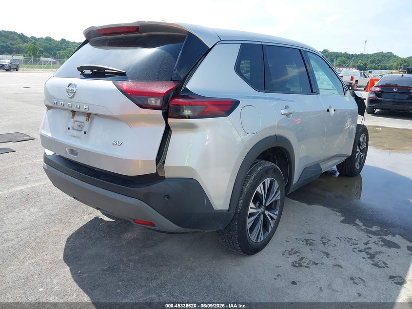 Vin: 5n1at3ba9mc722831, lot: 45836556, nissan rogue sv fwd 20214